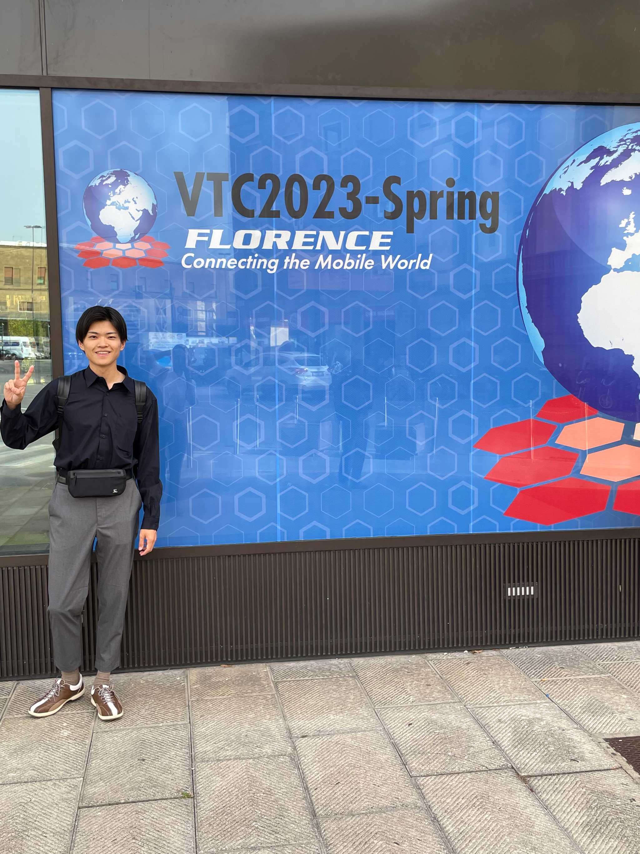 Fumiya Ojika presented at VTC2023 spring in Firenze
